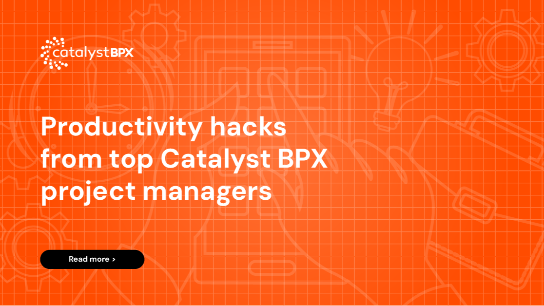 Productivity hacks made simple. Time blocking, automation, and smart prioritization are just a few strategies Catalyst BPX project managers use to stay ahead. Want to work smarter, not harder? Check out these practical tips and transform how you manage your day. Read more 👇